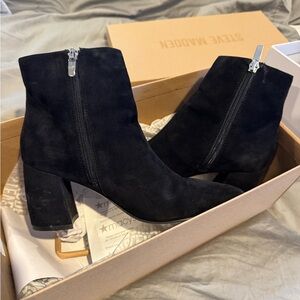 Marc Fisher Black Ankle Boots